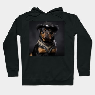 Cowboy Dog - Rottweiler Hoodie